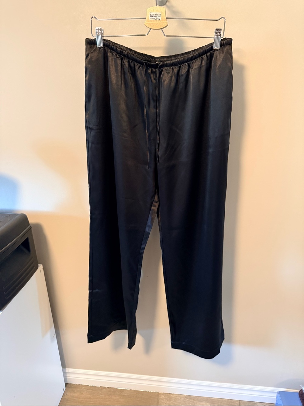 Ardene Black Satin Pants